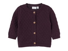 Name It plum perfect knit cardigan